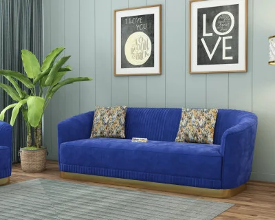 Roy 3 Seater Fabric Sofa  