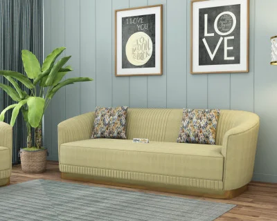 Roy 3 Seater Fabric Sofa 