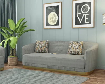 Roy 3 Seater Fabric Sofa 
