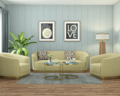 Roy 3+1+1 Seater Fabric Sofa 