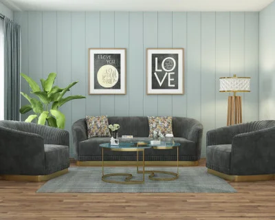 Roy 3+1+1 Seater Fabric Sofa 