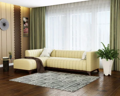 Barth L-Shaped Left Aligned Sofa 