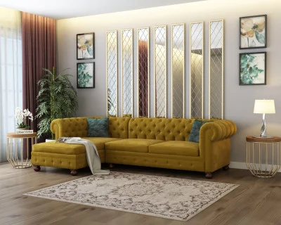 Beck L-Shaped Left Aligned Sofa 