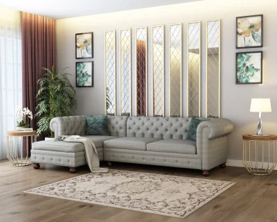 Beck L-Shaped Left Aligned Sofa 