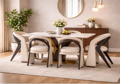 Luxe 6 Seater Dining Table