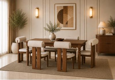 Luxe 6 Seater Dining Table 2