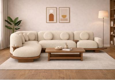 Luxe L Shape Sofa 1