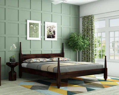 Half Canopy Poster Bed 
