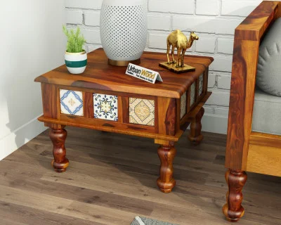Relay Ceramic Tile Side Table 