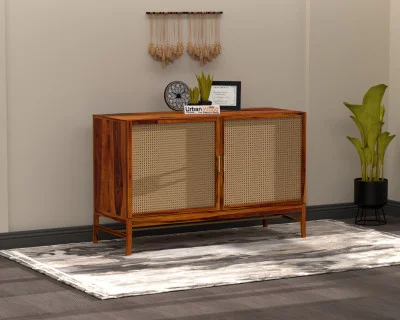 Retro Sheesham Wood Sideboard 