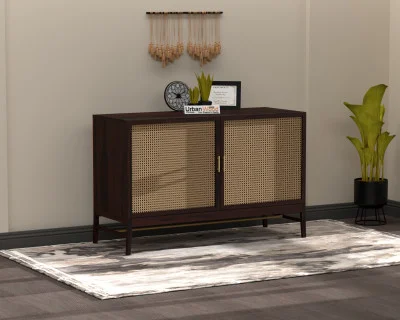 Retro Sheesham Wood Sideboard 