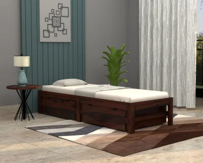 Cleo Single Bed With Drawer Storage 
