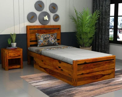 Gavin Single Bed With Drawer Storage 