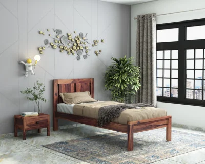 Topaz Single Bed Without Storage 
