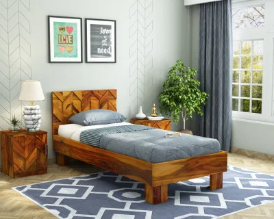 Trace Single Bed Without Storage 