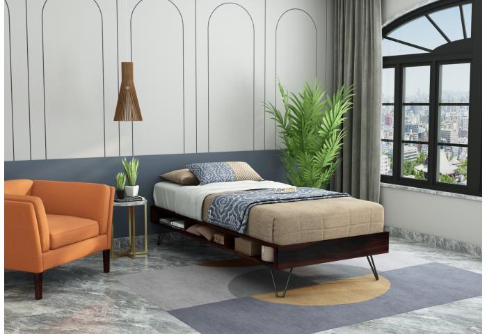 Canvas Platform Single Bed 