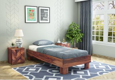 Trace Platform Single Bed 
