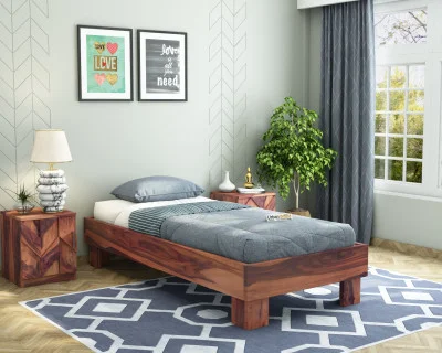 Trace Platform Single Bed 
