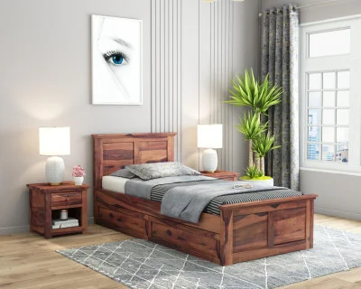 Babson Single Bed With Drawer Storage 