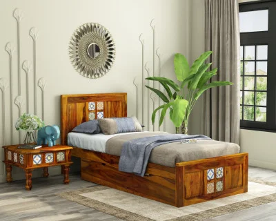 Relay Single Bed With Drawer Storage 