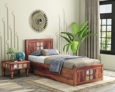 Relay Single Bed With Drawer Storage 