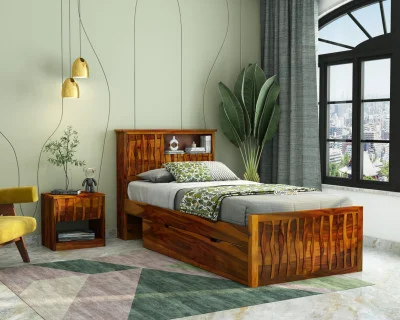 Stack Single Bed With Drawer Storage 
