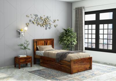 Topaz Single Bed With Drawer Storage 