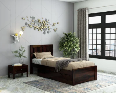 Topaz Single Bed With Drawer Storage 