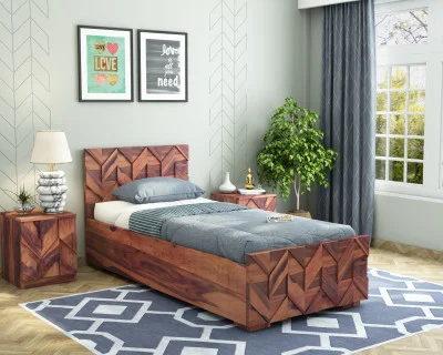 Trace Box Storage Single Bed 