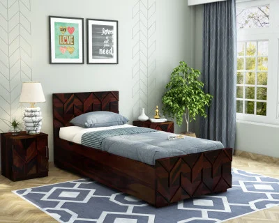 Trace Box Storage Single Bed 