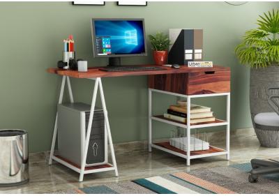 Groupe White Iron Study Tables 