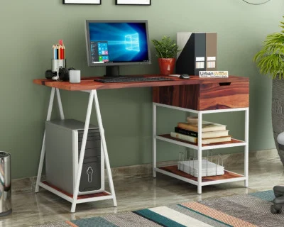Groupe White Iron Study Tables 