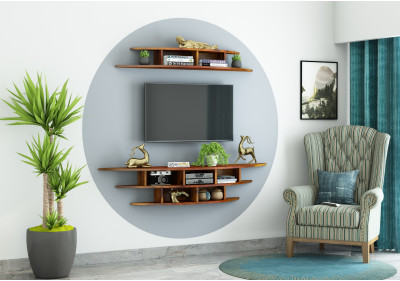 Parow Wooden Wall Mounted TV Unit 