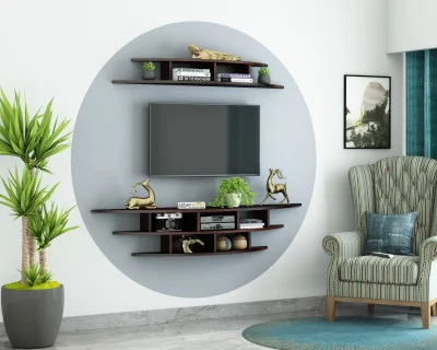 Parow Wooden Wall Mounted TV Unit 
