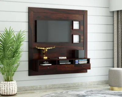 Noman Wooden Wall Mount TV Unit 