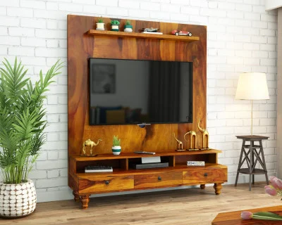 Brutt Wooden Entertainment Unit 