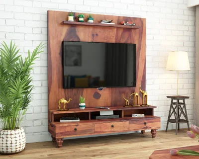 Brutt Wooden Entertainment Unit 