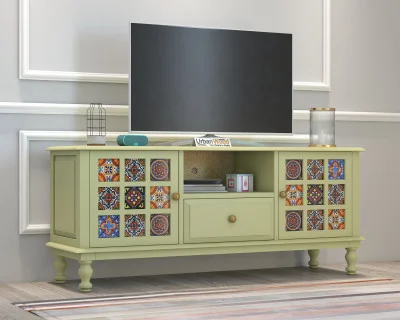 Relay Solid Wood TV Unit 