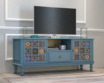 Relay Solid Wood TV Unit 