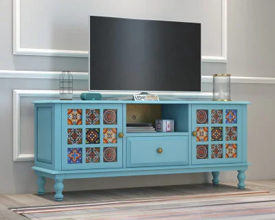 Relay Solid Wood TV Unit 