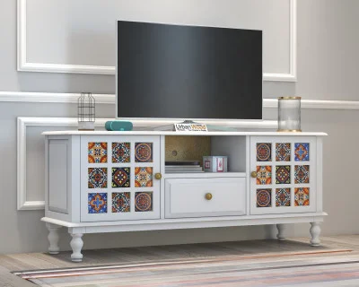 Relay Solid Wood TV Unit 