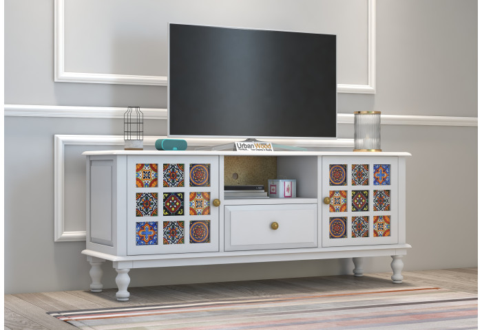Relay Solid Wood TV Unit 