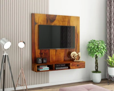 Ource Wooden Wall Mount TV Unit 