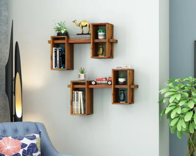 Bea Wooden Wall Shelves 