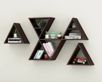 Jave Wooden Wall Shelves 