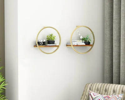 Kaya Wooden Wall Shelves 