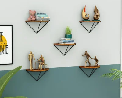 Mebel Wooden Wall Shelves 