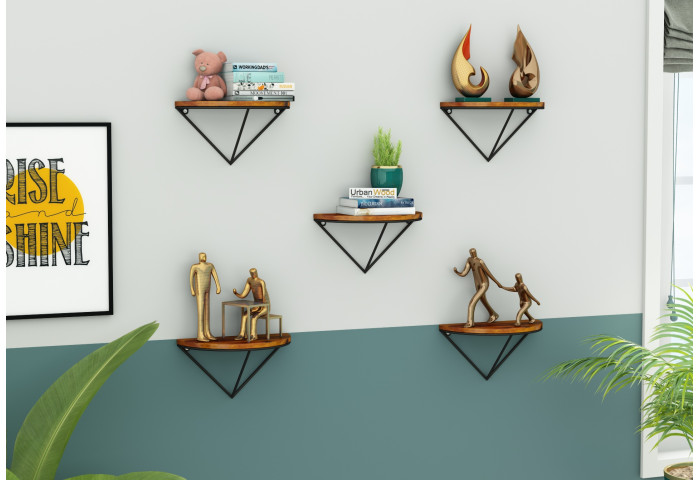 Mebel Wooden Wall Shelves 