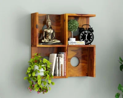 Poppy Wooden Wall Shelves 