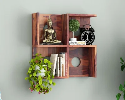 Poppy Wooden Wall Shelves 